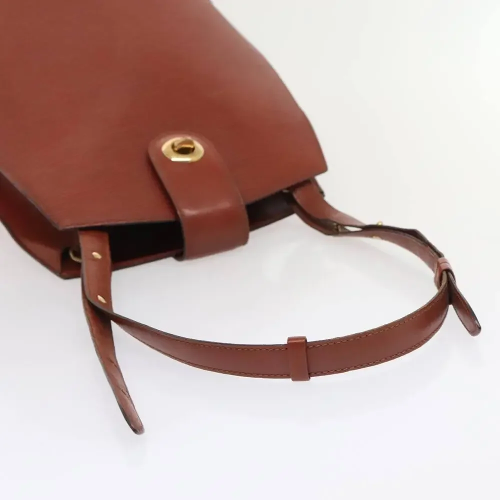 LOUIS VUITTON Epi Cluny Shoulder Bag Brown M52253